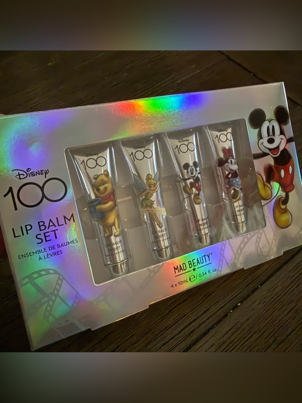 Mad Beauty Disney 100-Year Celebration Lip Balms, Set of 4